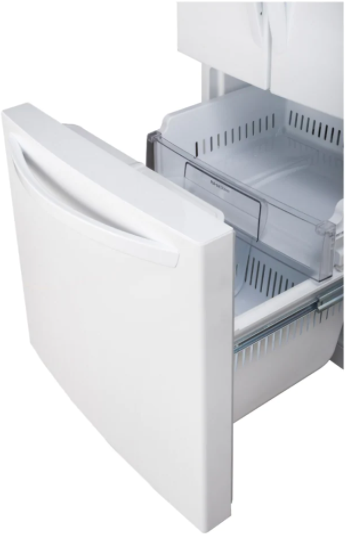 LG 21.8 Cu. Ft. White French Door Refrigerator 3