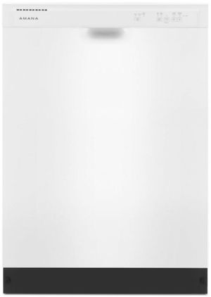Amana® 24" White Front Control Built In Dishwasher
