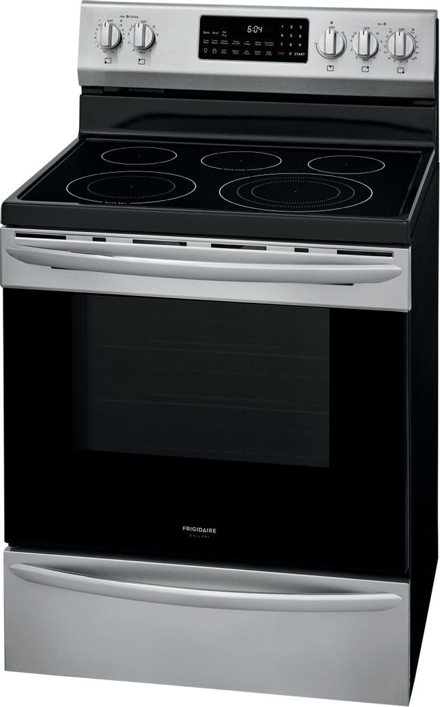 Frigidaire Gallery® 30" Stainless Steel Freestanding Electric Range with Air Fry 32