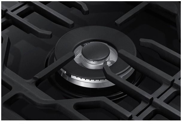 Samsung 36" Fingerprint Resistant Black Stainless Steel Gas Cooktop 7