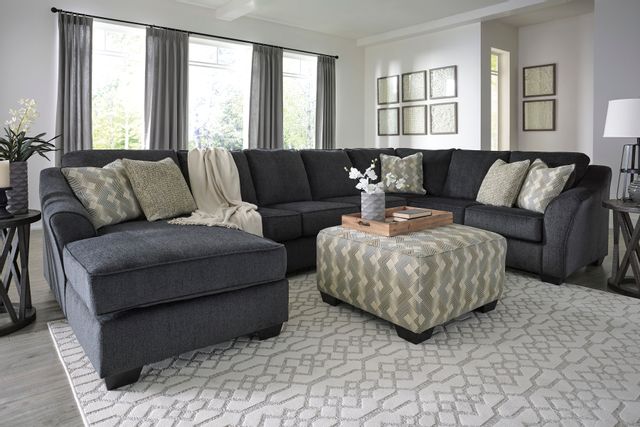 Signature Design by Ashley® Eltmann 4-Piece Slate Sectional with Chaise 21