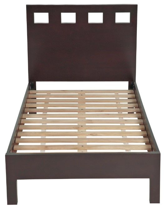 Modus Furniture Riva Espresso King Platform Bed | Colder's | Milwaukee Area