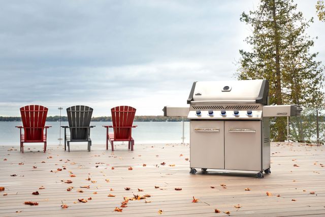 Napoleon Prestige® Series 75" Stainless Steel Freestanding Natural Gas Grill 8