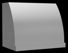 Vent-A-Hood® Convex Series 66” Panel Ready Wall Mount Range Hood-0