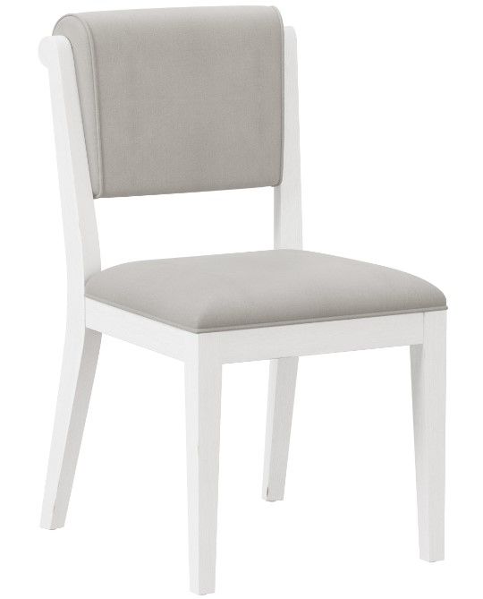 Hillsdale Furniture Clarion 2-Piece Fog/Sea White Dining Chair Set-1