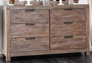 Furniture of America® Wynton Weathered Light Oak Dresser