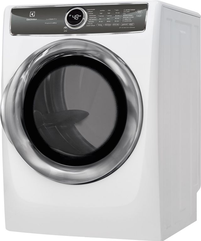 Electrolux Laundry 8.0 Cu. Ft. Island White Front Load Electric Dryer 1