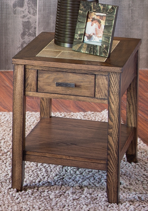 Liberty Furniture Mesa Valley Tobacco Chair Side Table