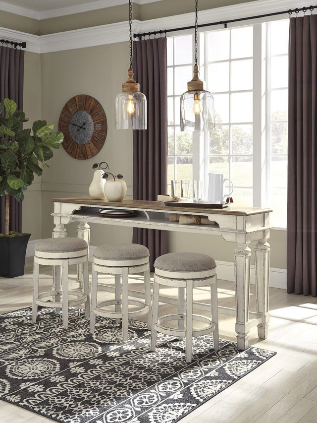 Signature Design by Ashley® Realyn Two-Toned Counter Height Dining Table 5