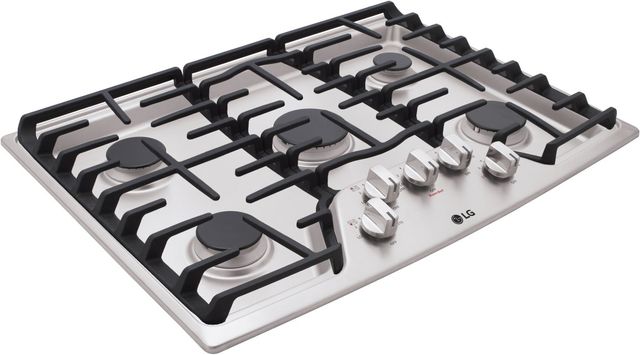 LG 30" Stainless Steel Gas Cooktop-2