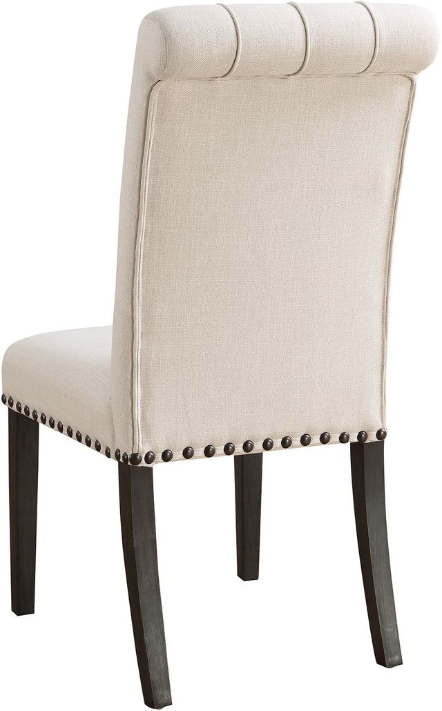 Coaster® Alana 2-Piece Beige/Smokey Black Side Chairs-3