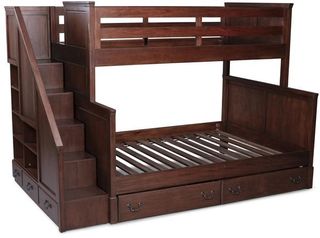 homestyles® Aspen Brown Twin over Full Bunk Bed