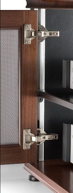 Salamander Designs® Synergy S10 Door-Walnut/Perforated Steel 1