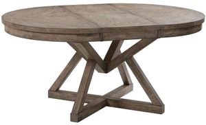 Progressive® Furniture Ellington Smokey Oak Round Dining Table