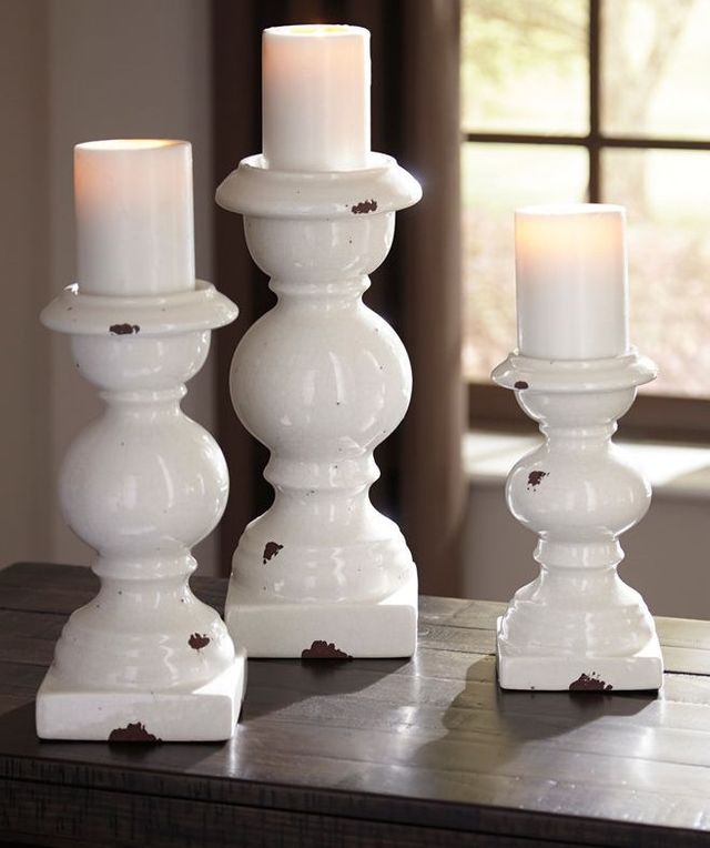 Signature Design by Ashley® Devorah 3-Piece Candle Holders-1
