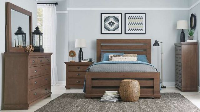 Progressive® Furniture Memphis 2-Piece Auburn Cherry Dresser and Mirror Set-3