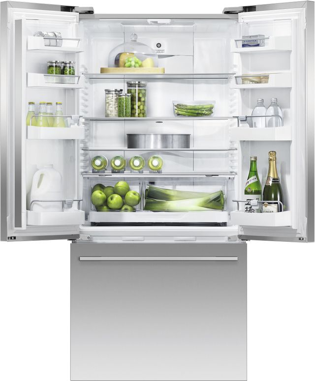 Fisher & Paykel Series 7 32 in. 16.9 Cu. Ft. Stainless Steel Counter Depth French Door Refrigerator-1