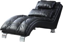 Coaster® Dilleston Black Upholstered Chaise