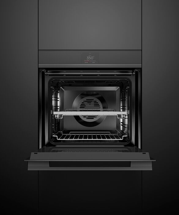 Fisher & Paykel Series 9 24" Black Single Electric Wall Oven 4