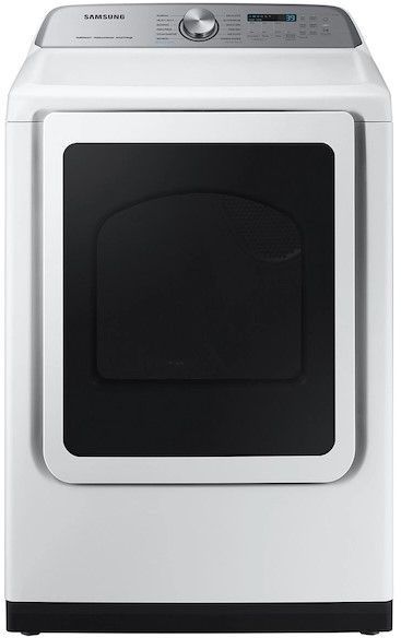 Samsung 7.4 Cu. Ft. White Gas Dryer