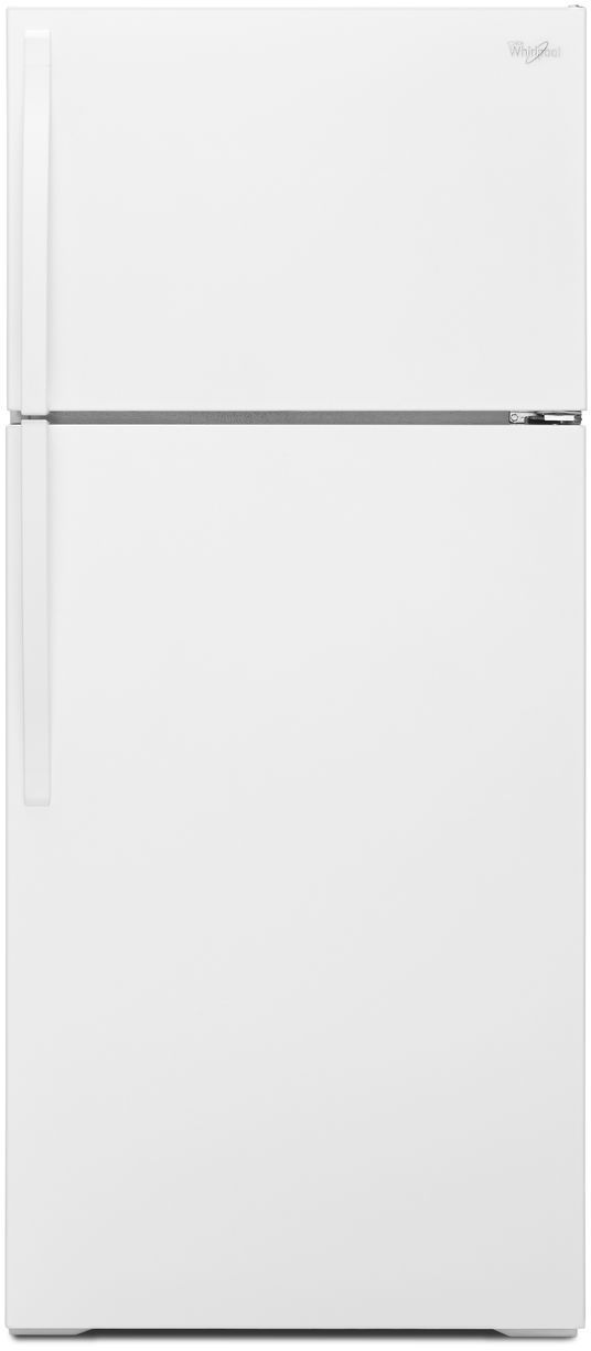 Whirlpool® 16.0 Cu. Ft. White Top Freezer Refrigerator-WRT106TFDW