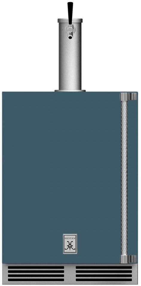 Hestan GFDS Series 5.2 Cu. Ft. Pacific Fog Outdoor Single Faucet Beer Dispenser-0