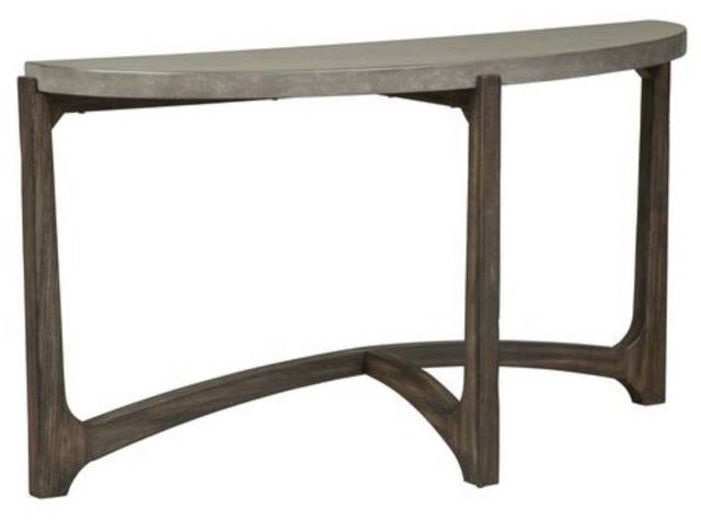 Liberty Cascade Wire Brush Rustic Brown Sofa Table