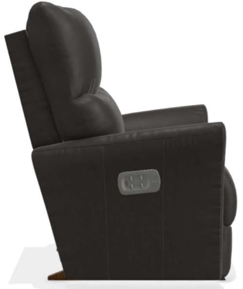 LaZBoy® Rowan Leather Power Rocking Recliner with Headrest BlvdHome