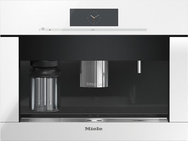 miele coffee machine white