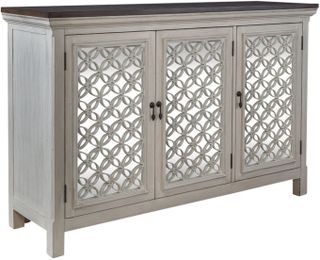 Liberty Furniture Westridge Wire Brushed Gray Accent Cabinet