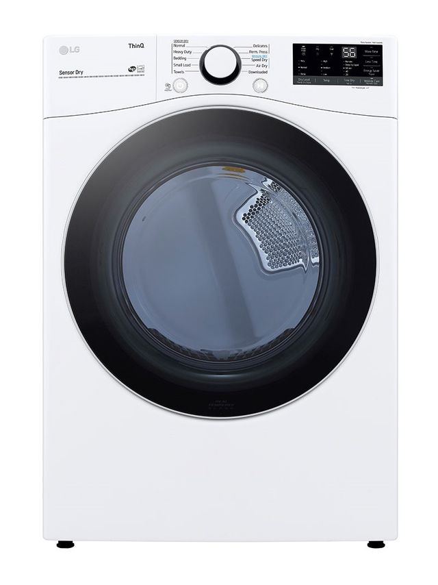 LG White Front Load Laundry Pair 2