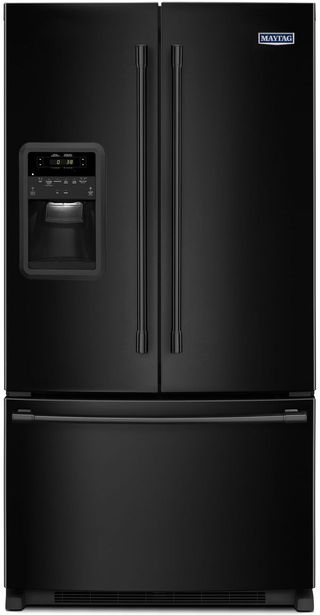 Maytag® 21.7 Cu. Ft. Black French Door Refrigerator