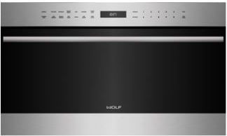 Wolf® E Series Transitional 30" Stainless Steel Built In Microwave Oven 0