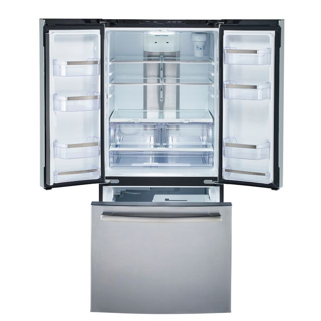 Réfrigérateur à portes françaises de 30 po GE® de 20,8 pi³ - Acier inoxydable 2