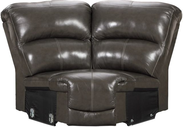 Signature Design by Ashley® Hallstrung 5-Piece Chocolate Power Reclining Sectional with Chaise-2