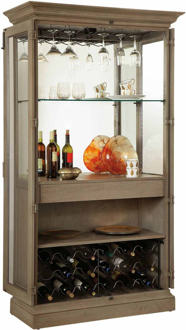 Howard Miller® Socialize III Aged Grey Wine & Bar Cabinet 3