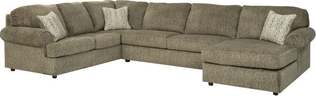 Signature Design by Ashley® Hoylake 3-Piece Chocolate Left-Arm Facing Sectional with Chaise