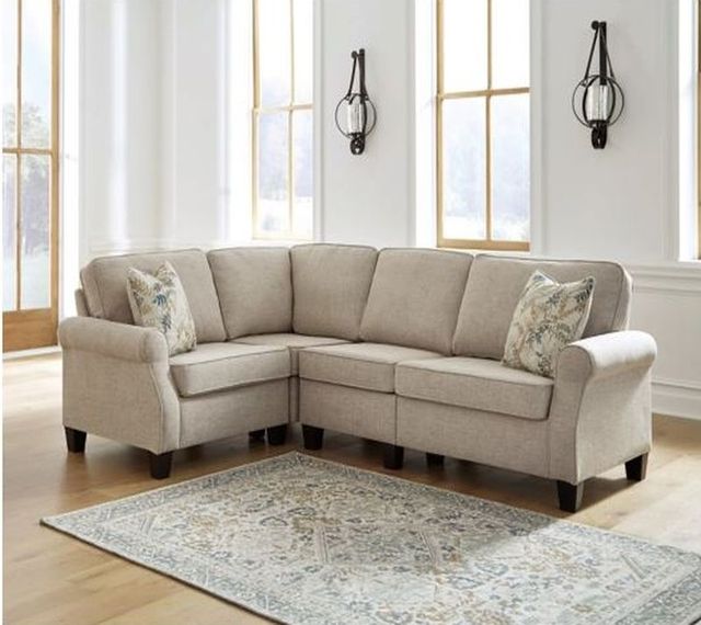 Signature Design by Ashley® Alessio 3-Piece Beige Sectional-3