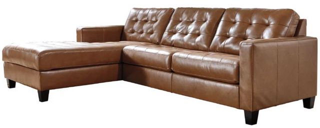 Signature Design by Ashley® Baskove 2-Piece Auburn Left-Arm Facing Sectional with Chaise