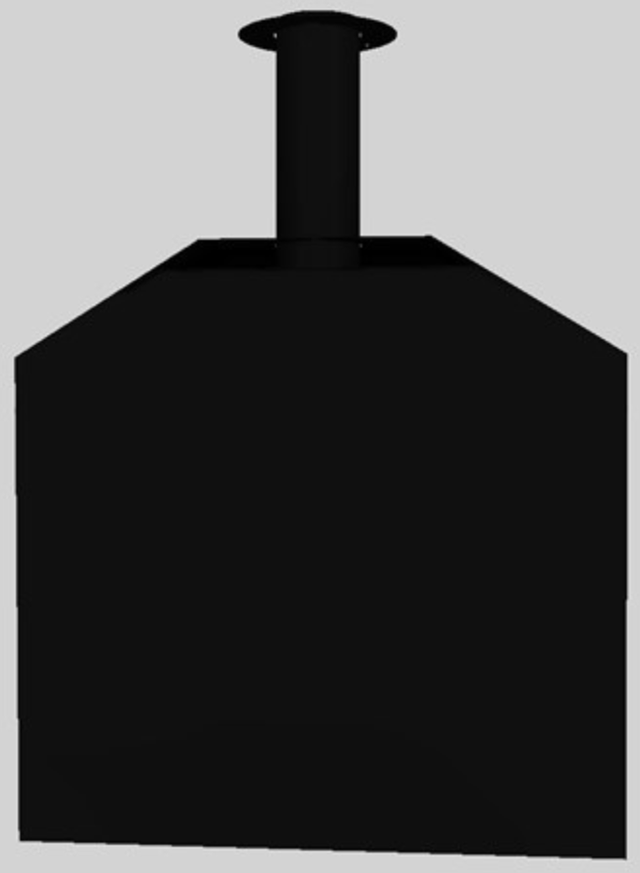 Vent-A-Hood® A Series 42" Retro Style Wall Mounted Range Hood-Black 4