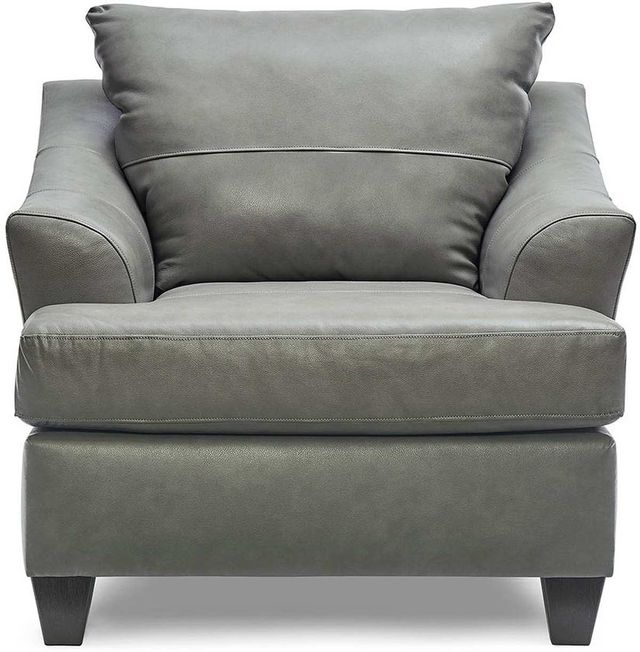 Lane® Home Furnishings Carlisle Silver Leather Chair-0