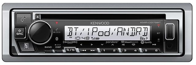 Kenwood KMR-D375BT Marine/Motorsports CD Receiver with Bluetooth 1