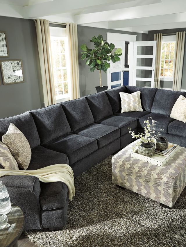 Signature Design by Ashley® Eltmann 4-Piece Slate Sectional with Cuddler 19