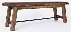 Jofran Inc. Cannon Valley Brown Bench