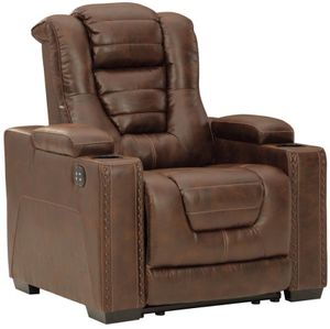 Signature Design by Ashley® Owner's Box Thyme Power Recliner with Adjustable Headrest