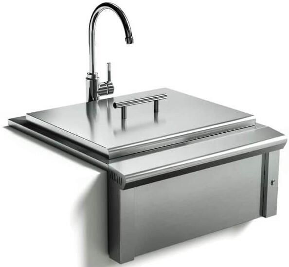 XO 24" Stainless Steel Pro-Grade Luxury Apron Sink and Faucet