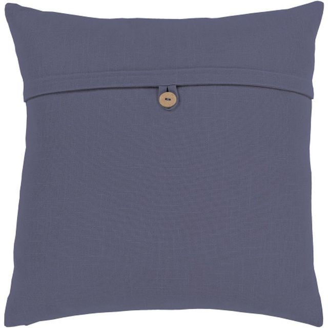 Surya Penelope Navy 20"x20" Pillow Shell with Down Insert-0