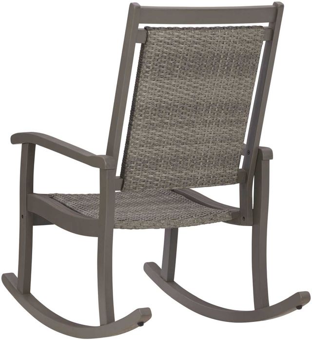 Signature Design by Ashley® Emani Brown/Natural Rocking Chair 11