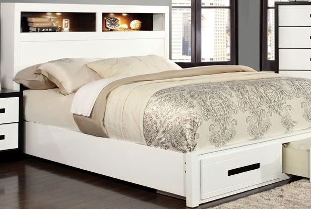 Furniture of America® Rutger Two-Tone Full Storage Bed