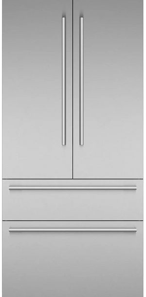 Thermador® Freedom® 36'' Masterpiece® Stainless Steel Built-in Counter Depth French Door Freezer 